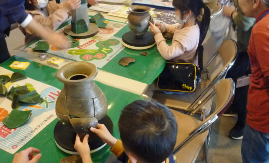 土器　鏡　パズル