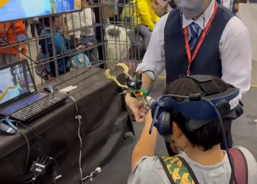 鉄筋 圧接体験 VR